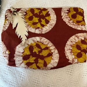 Batik Patterned Clutch